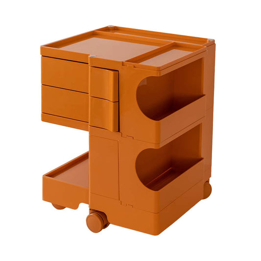 ArtissIn Storage Trolley Bedside Table 3 Tier Cart Boby Replica Orange