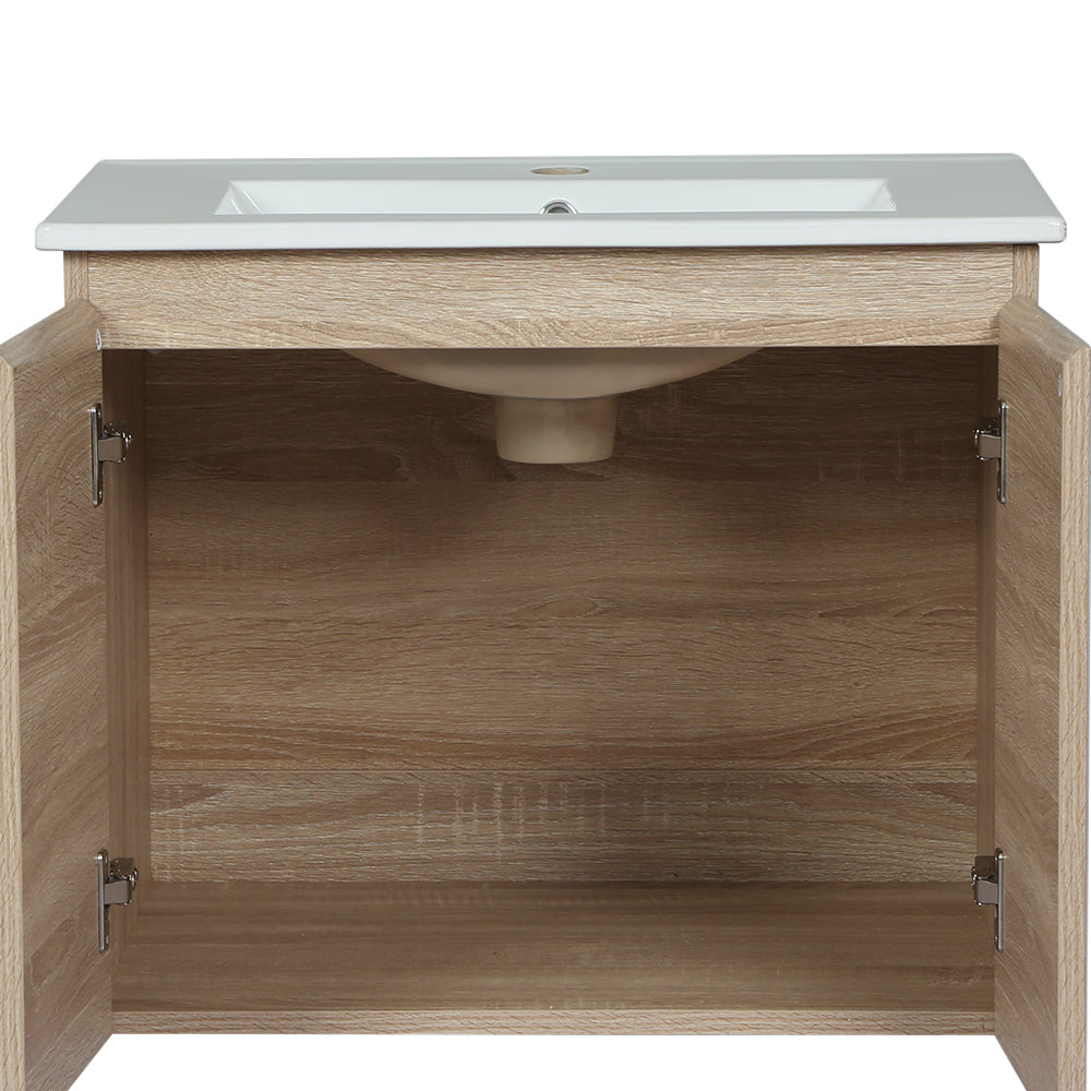 Cefito Vanity Unit 600mm with Basin Oak