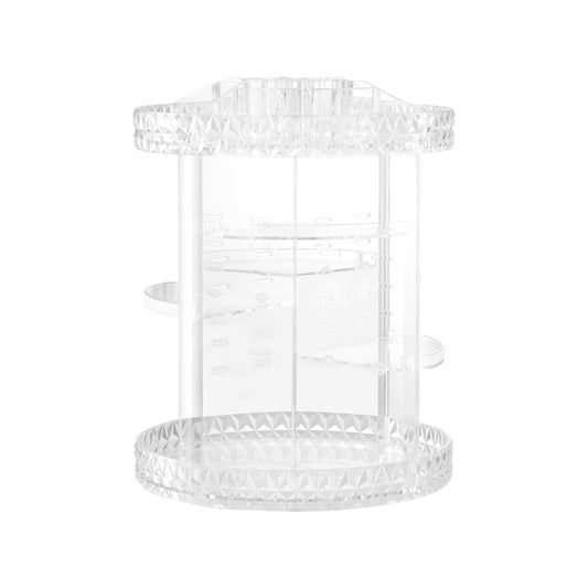 Embellir Makeup Case Acrylic Rotating Cosmetic Organizer Storage Display Holder