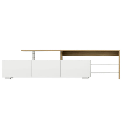 Artiss TV Cabinet Entertainment Unit 180cm Wood White James