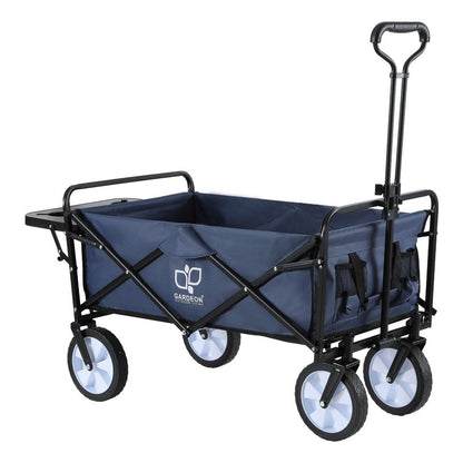 Gardeon Garden Cart with Cup Holders Blue