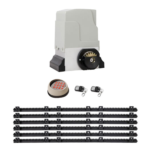 Lockmaster Automatic Sliding Gate Opener Kit Keypad 6M 1800KG