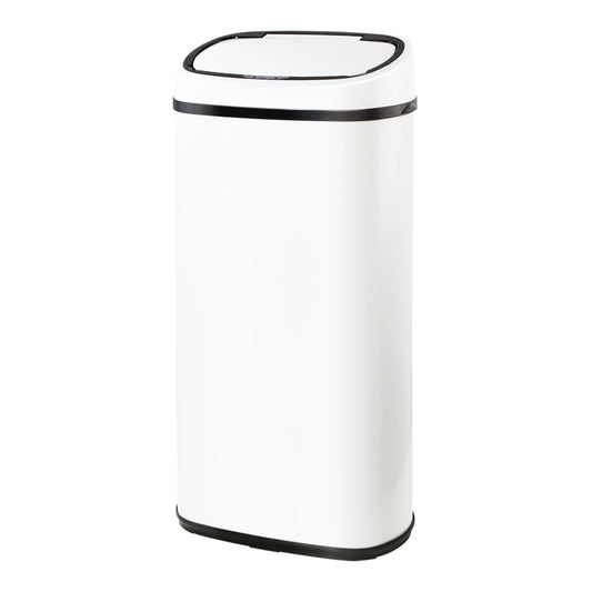 Devanti 68L Motion Sensor Bin Rubbish Automatic White