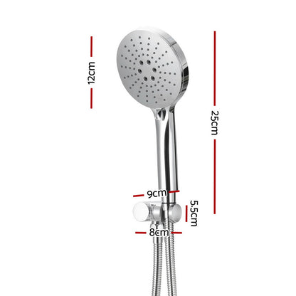 Handheld Shower Head Holder 4.7'' High Pressure Silver