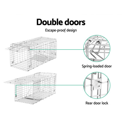 Gardeon 2x Animal Trap Cage Possum 66x23cm