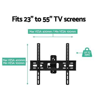 Artiss TV Wall Mount Bracket for 23"-55" LED LCD TVs Full Motion Strong Arms